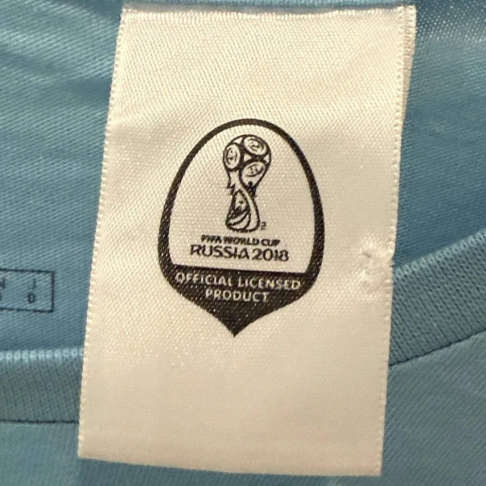 Adidas Sky Blue Graphic Tee FiFA World Cup Rusia‎ 2018